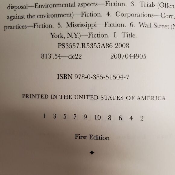 The Appeal John Grisham Hardcover Book First Edition - Picture 6 of 12